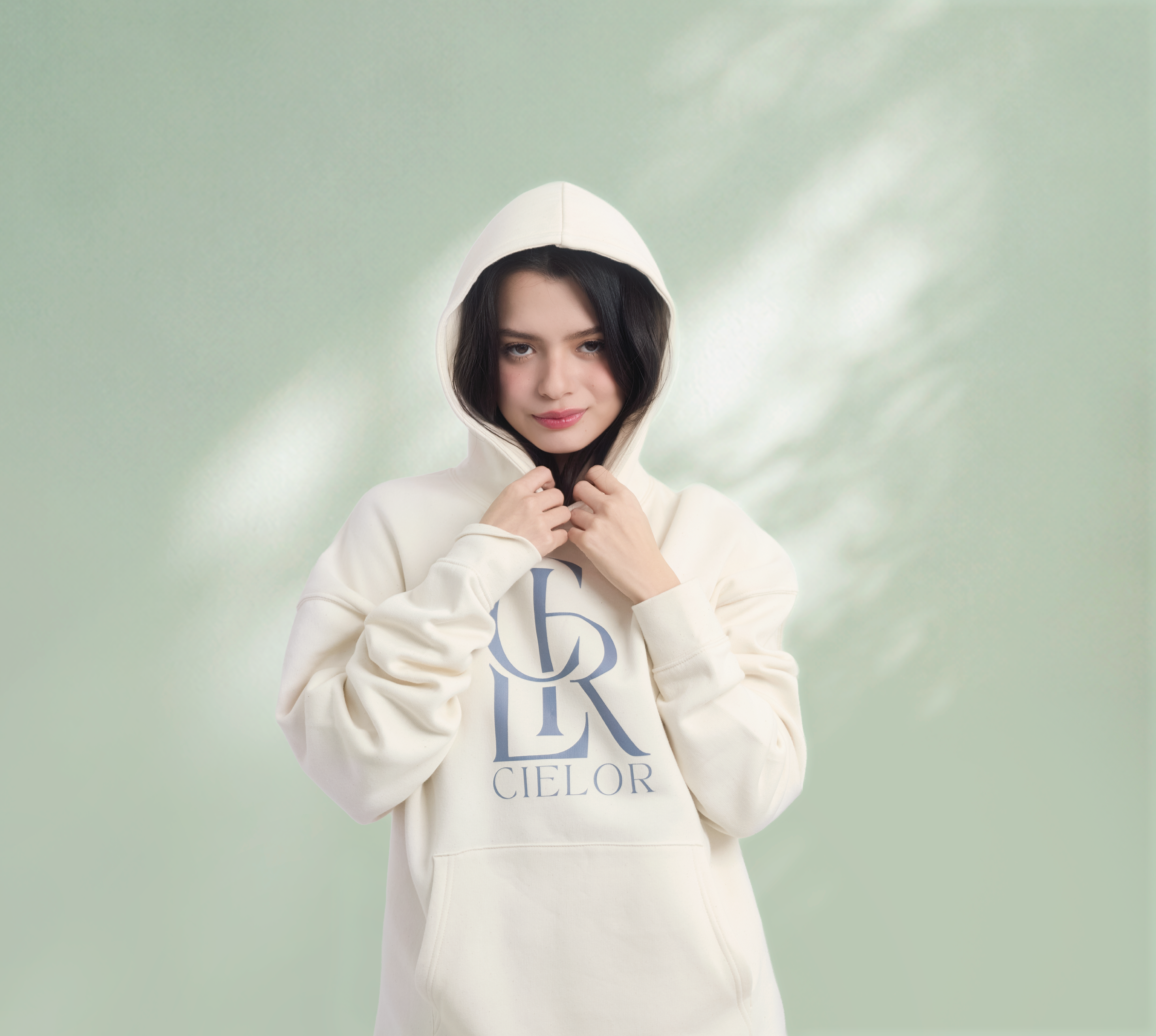 CLR Monogram Hoodie (Cream)