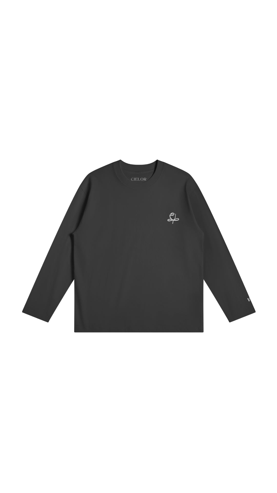 Midnight Rosette Long Sleeve