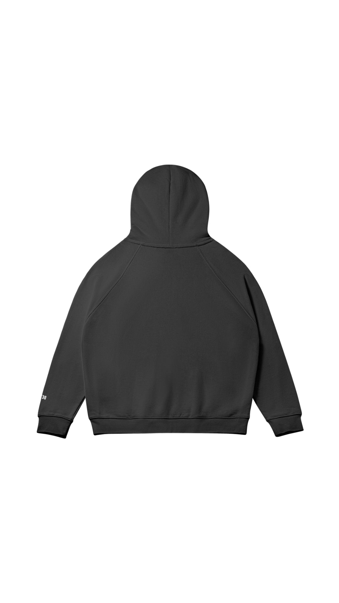 Midnight Rosette Zip Hoodie