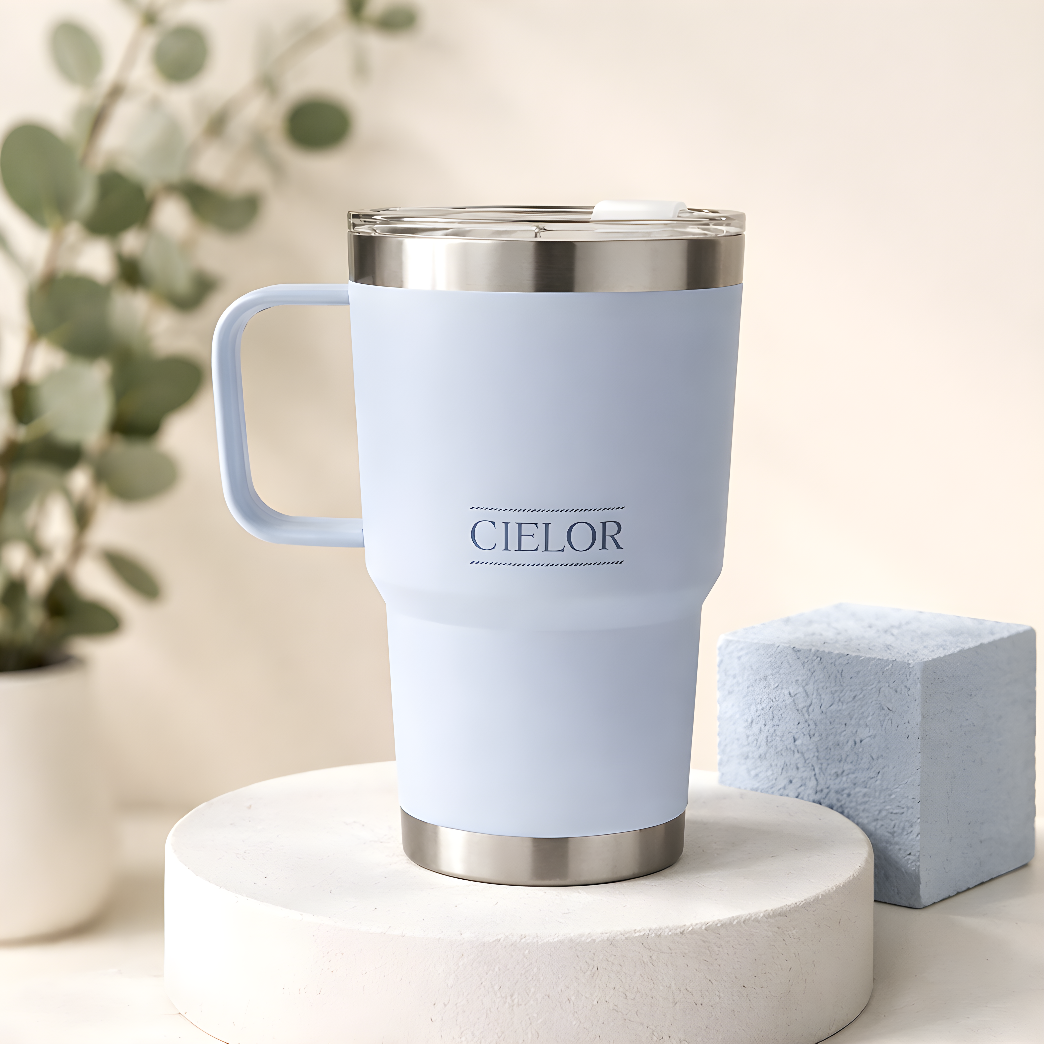 Cielor Premium Tumbler (Light Blue)