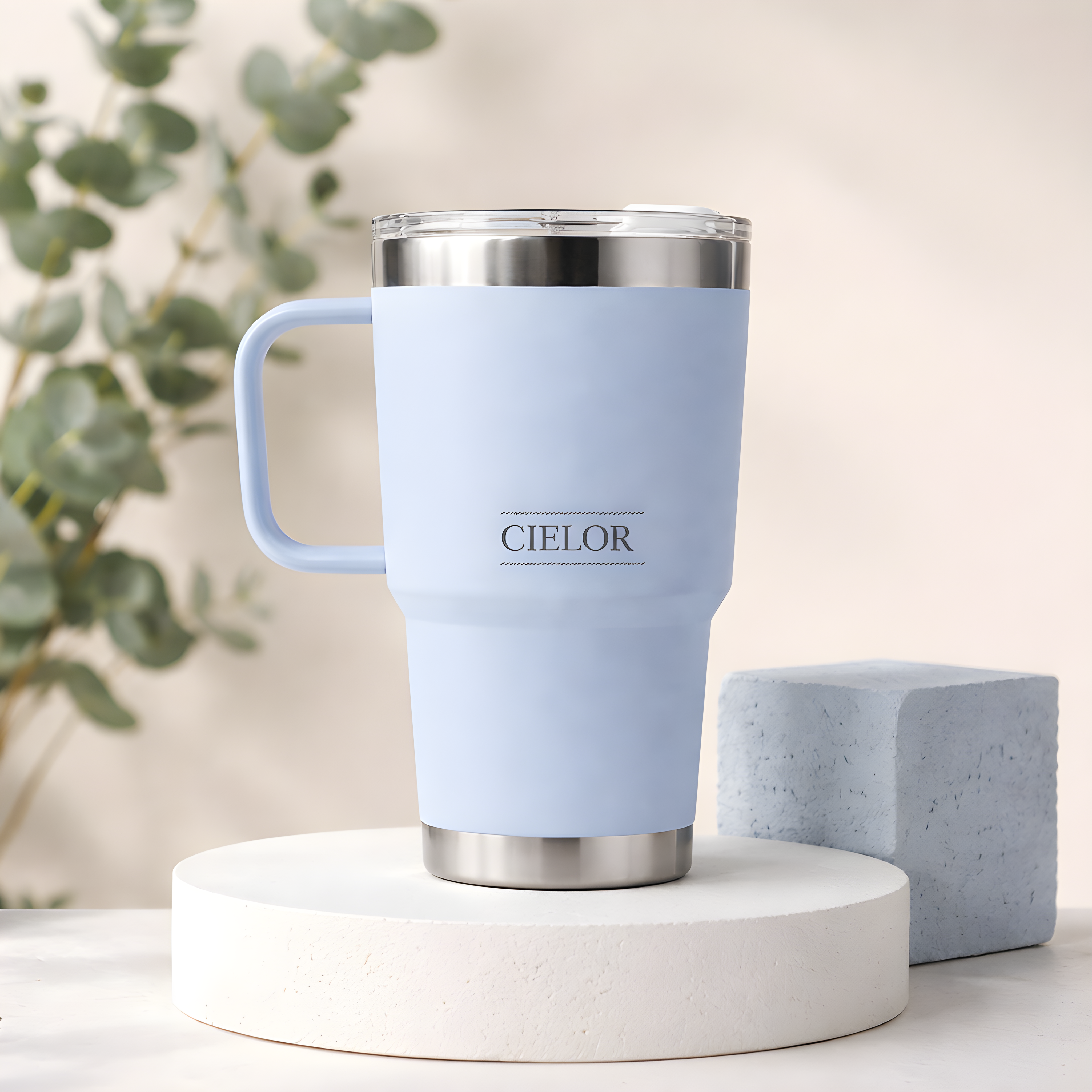 Cielor Premium Tumbler (Light Blue)