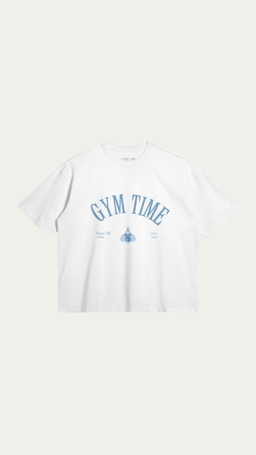 Cielor Gym Time Boxy Tee (Light)