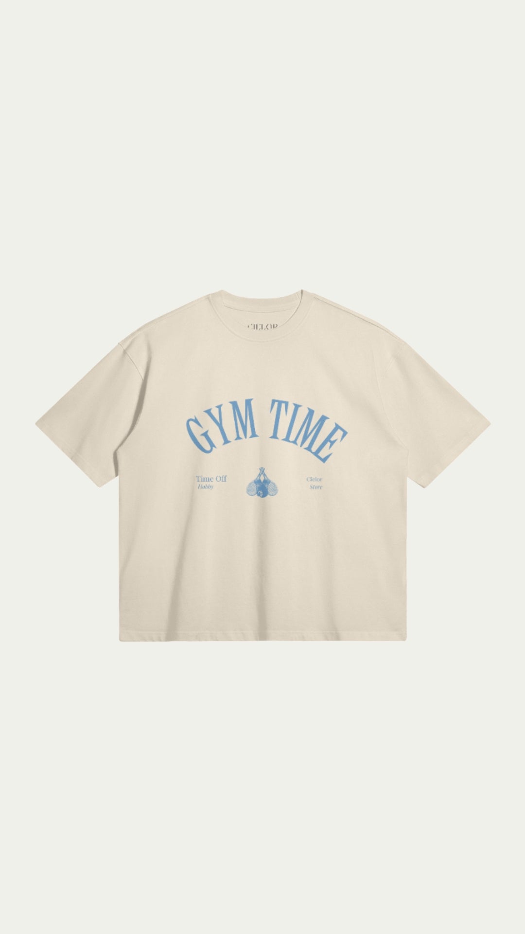 Cielor Gym Time Boxy Tee (Light)