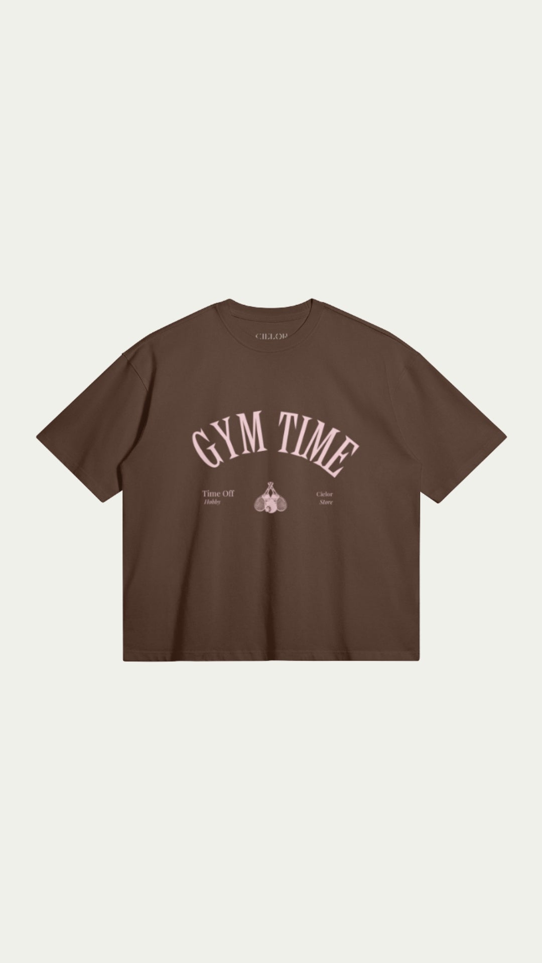 Cielor Gym Time Boxy Tee (Dark)