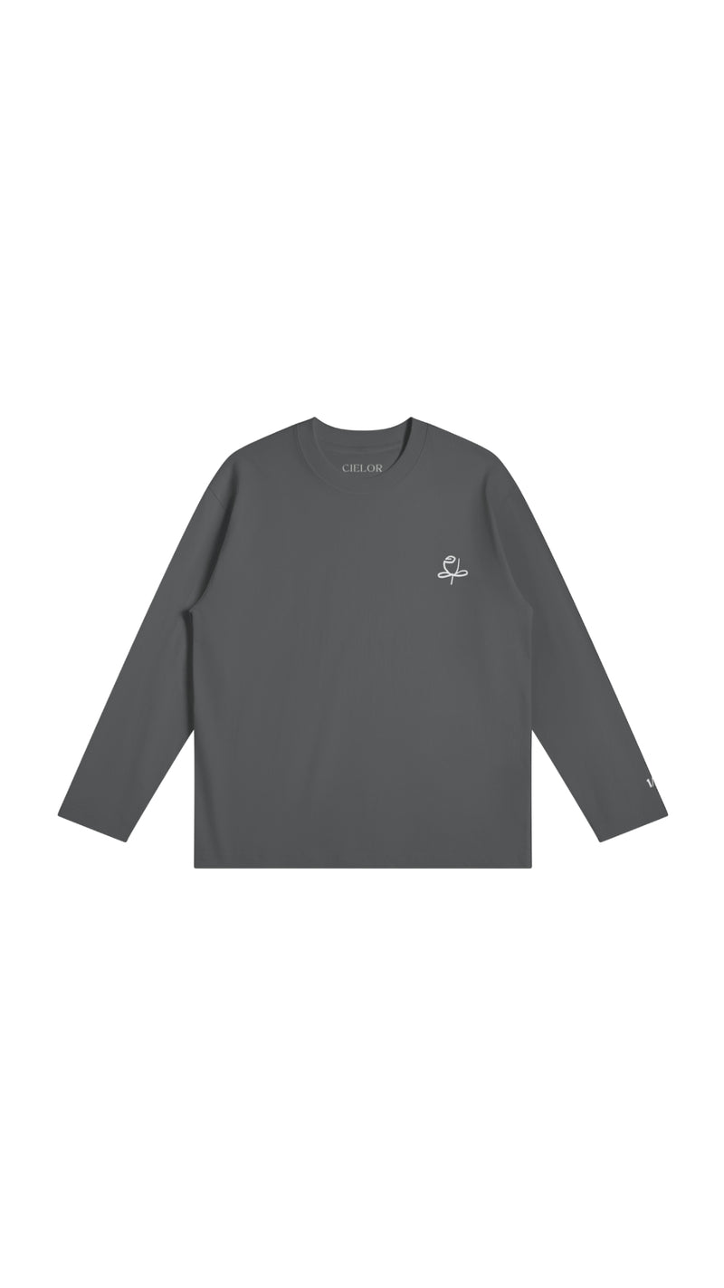 Midnight Rosette Long Sleeve