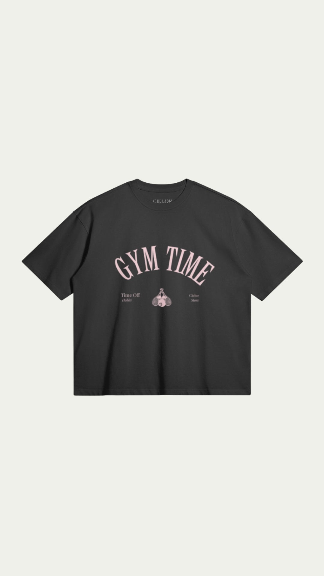 Cielor Gym Time Boxy Tee (Dark)