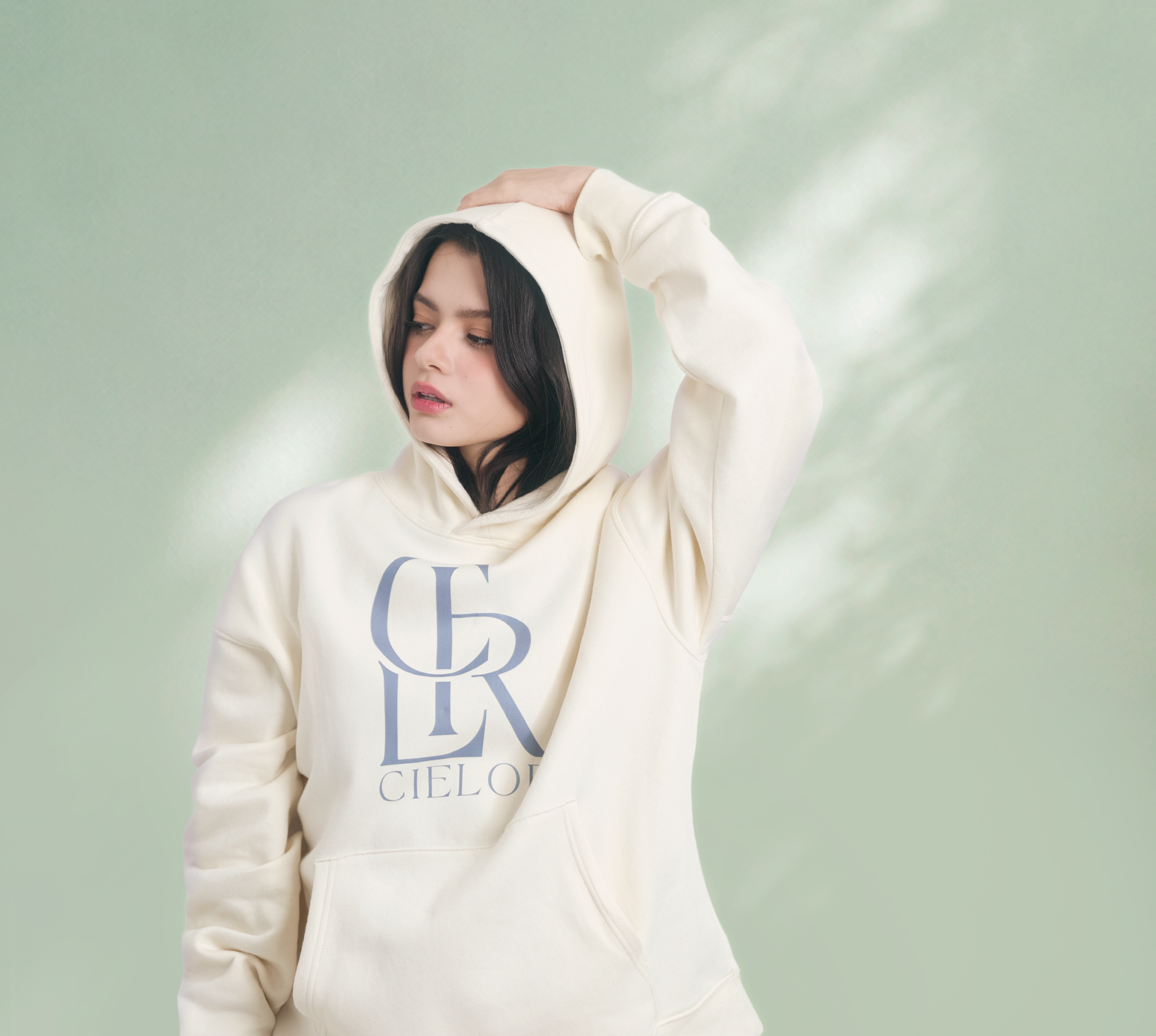 CLR Monogram Hoodie (Cream)