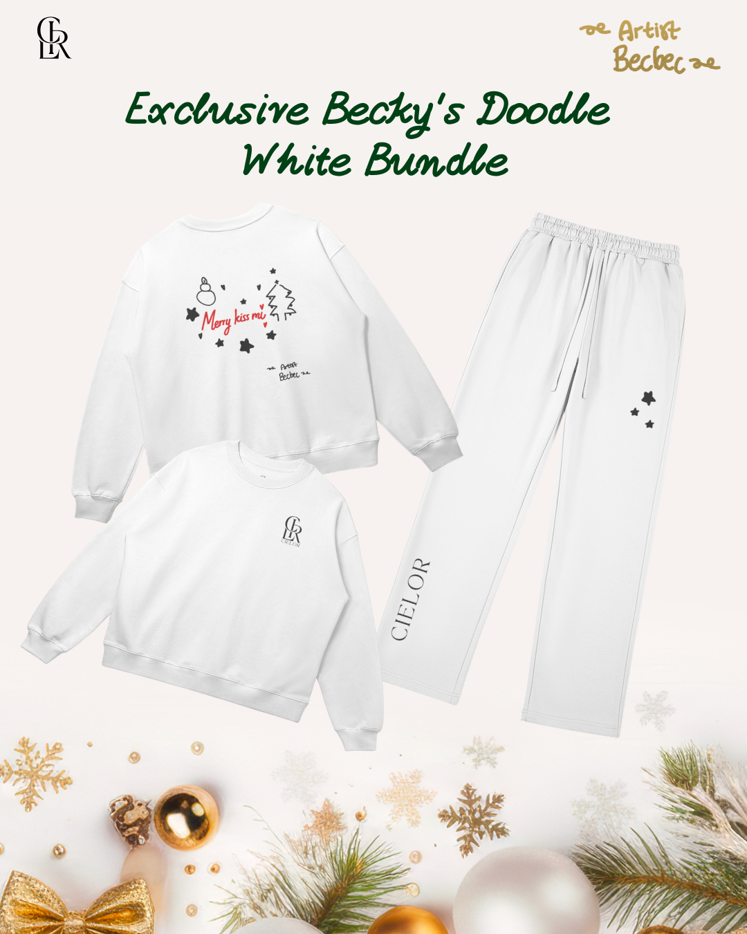 Exclusive Becky’s Doodle White Bundle