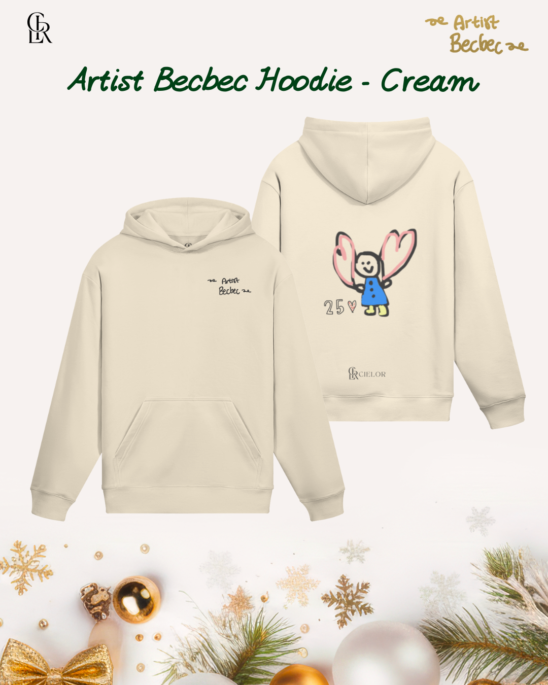 Artist Becbec Hoodie (Cream)